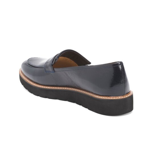 NATURALIZER Navy Leather Adiline Loafers - Picture 2 of 2